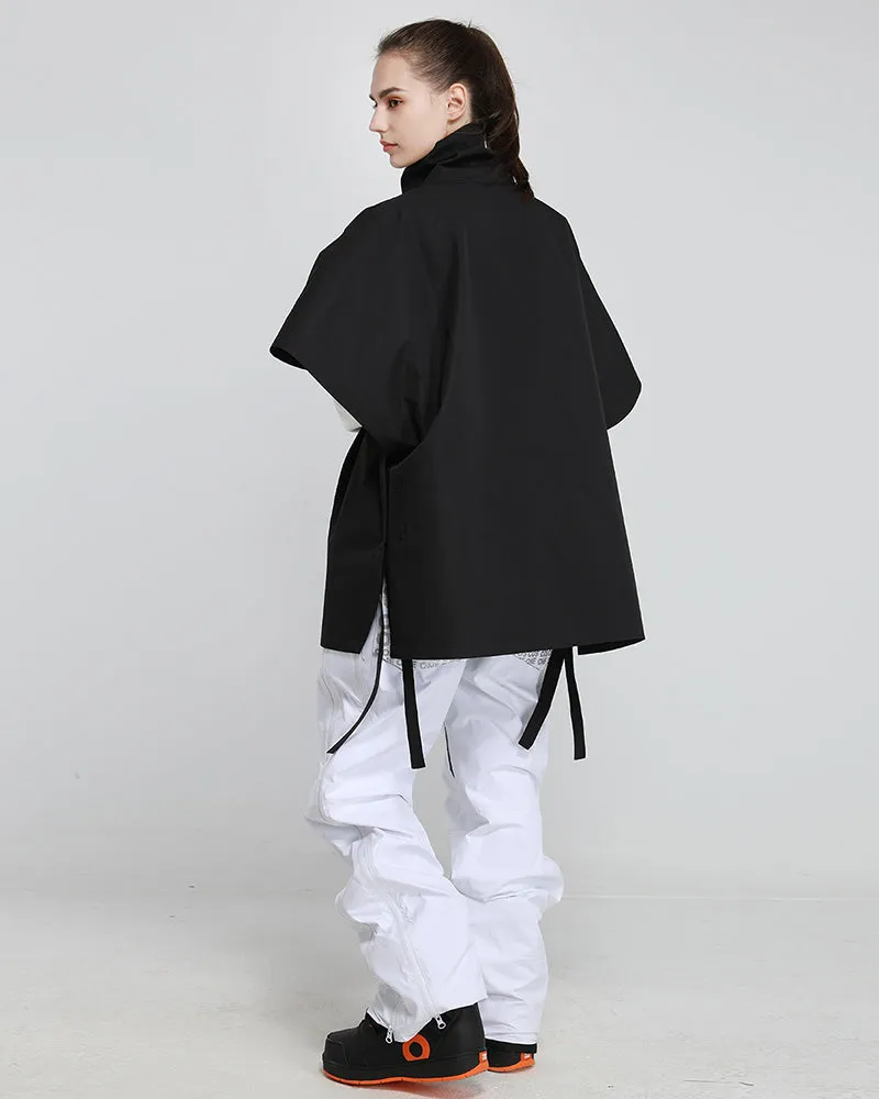 Ski Wear Outdoor Cloak Unisex Baggy Ski Jacket