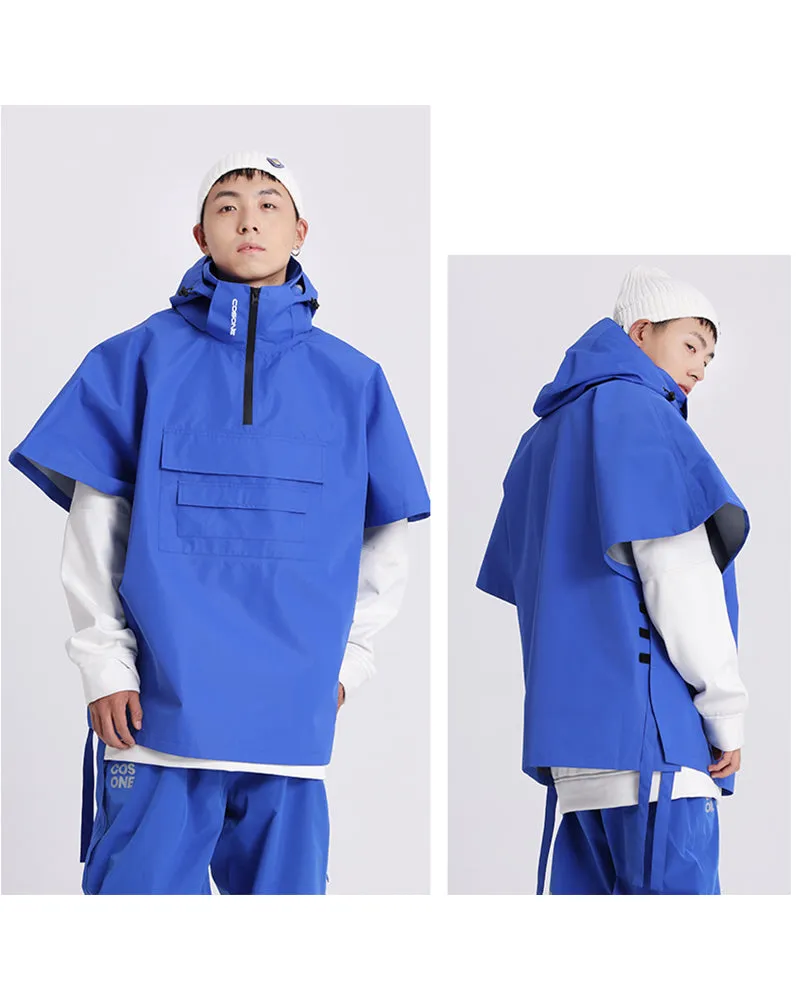 Ski Wear Outdoor Cloak Unisex Baggy Ski Jacket