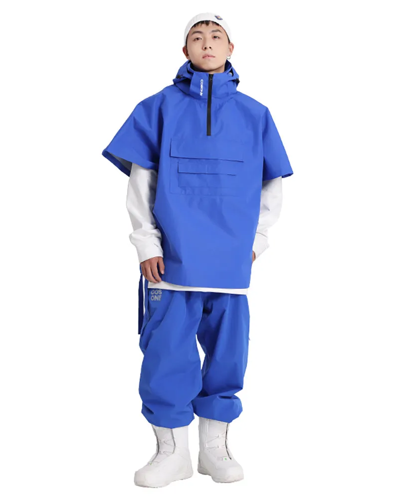 Ski Wear Outdoor Cloak Unisex Baggy Ski Jacket