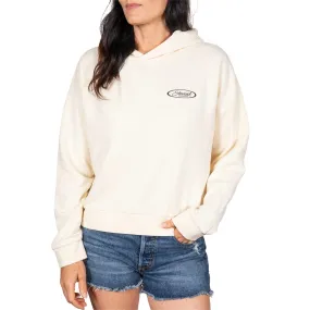 STEWART SURF OVAL WOMEN'S CROP HOODED SWEATSHIRT