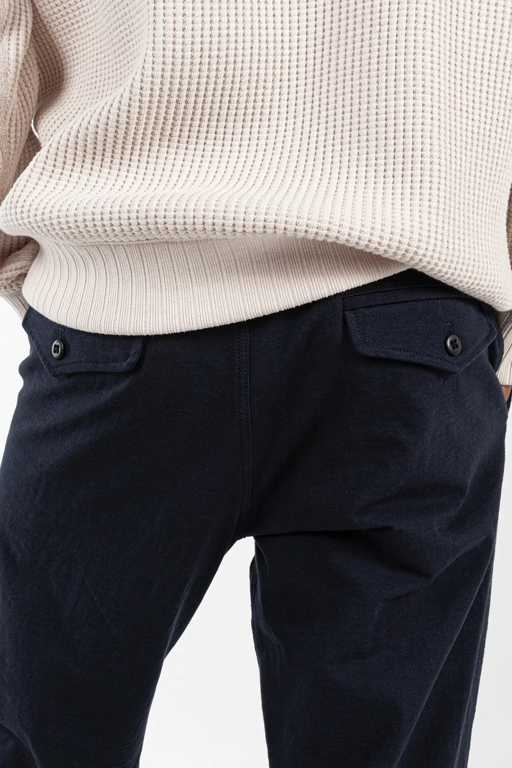 Stretch Trousers - Navy