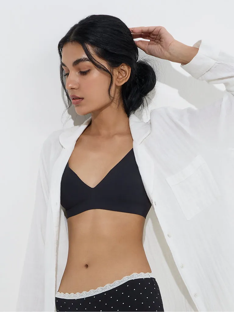 Superstar Black Invisible Bra