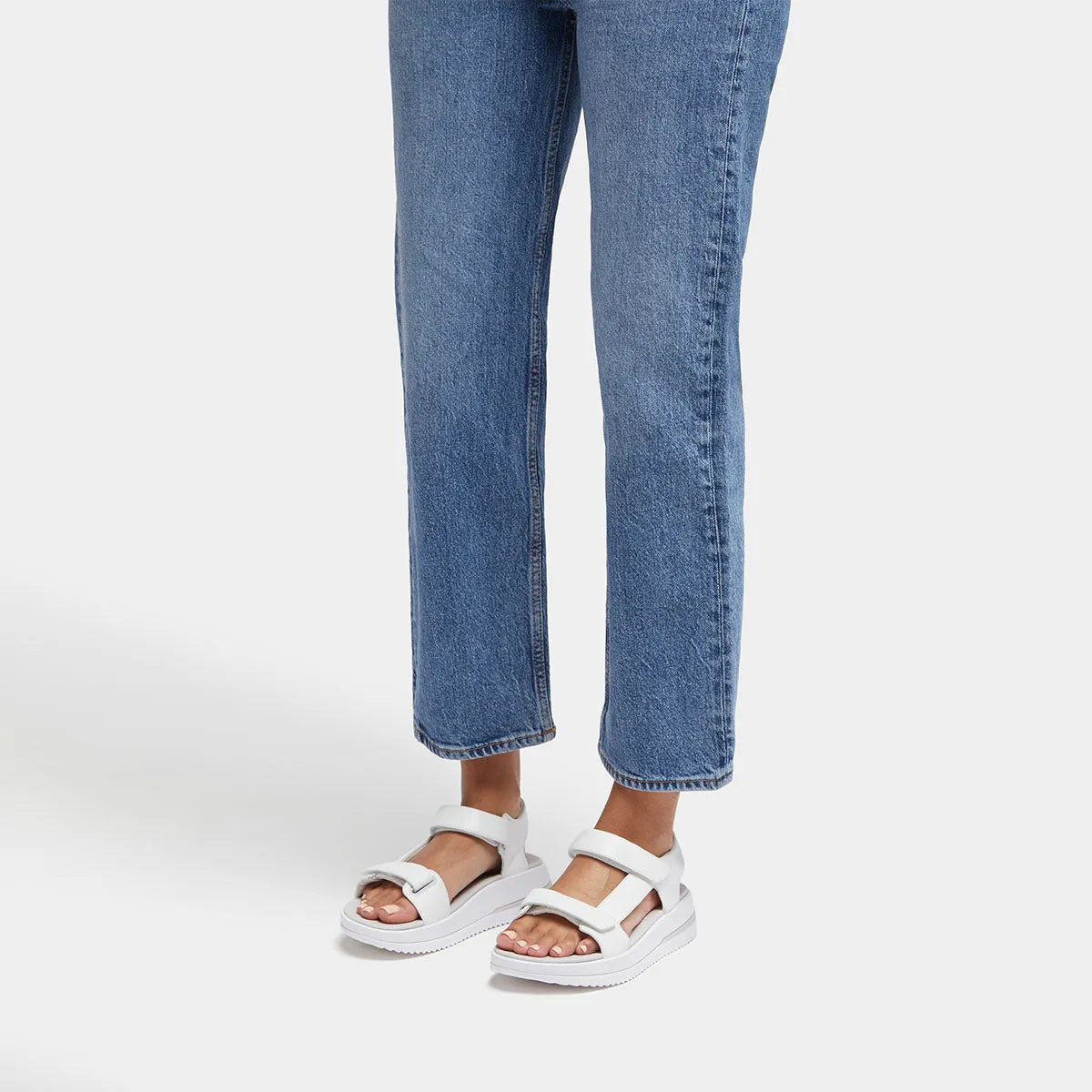 SURFF Adjustable Leather Back-Strap Sandals