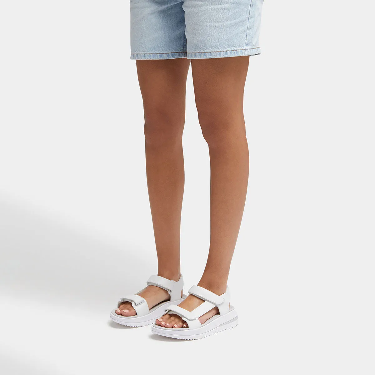 SURFF Adjustable Leather Back-Strap Sandals