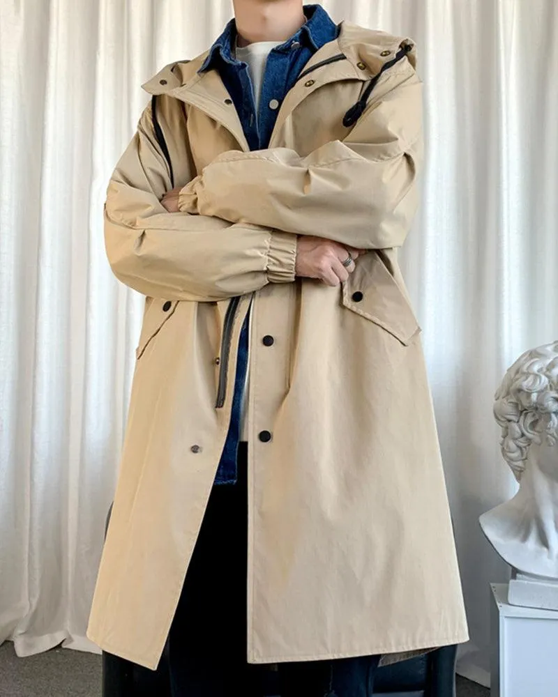 Techwear Outfits Long Jacket Coat