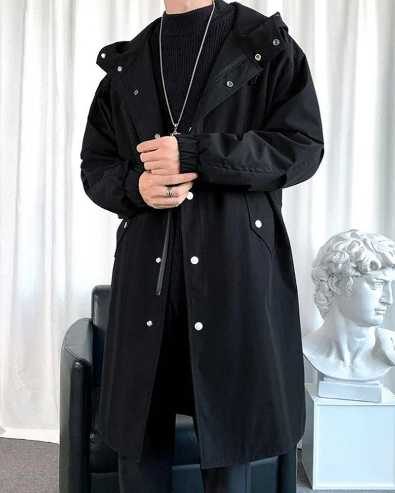 Techwear Outfits Long Jacket Coat