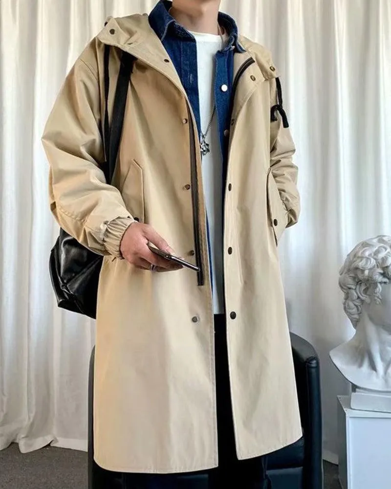 Techwear Outfits Long Jacket Coat