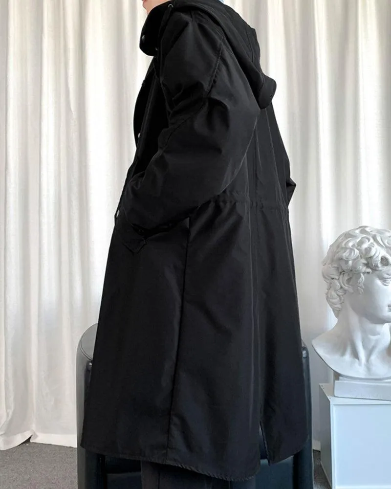 Techwear Outfits Long Jacket Coat