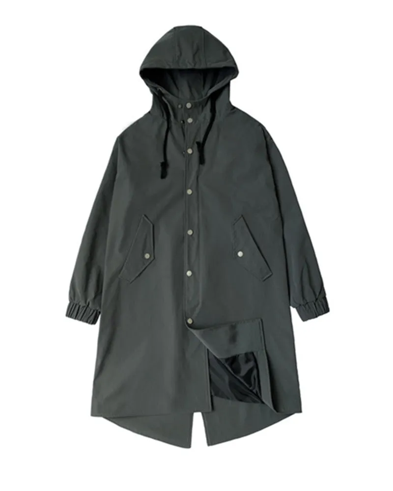 Techwear Outfits Long Jacket Coat