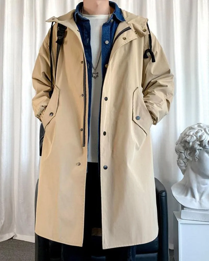 Techwear Outfits Long Jacket Coat