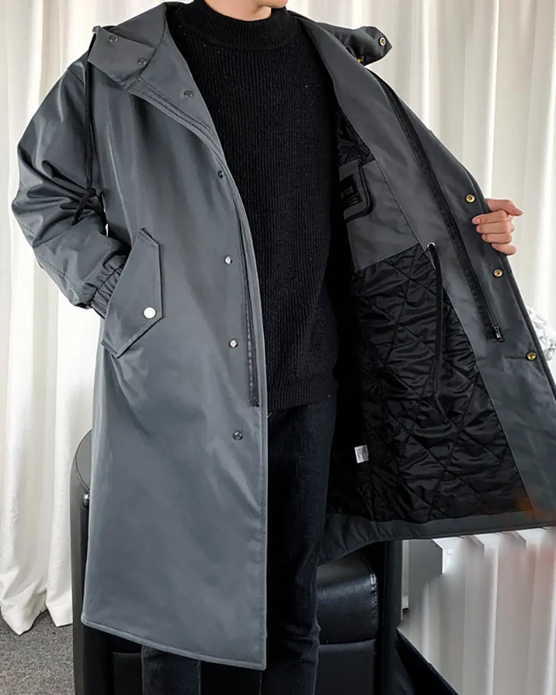 Techwear Outfits Long Jacket Coat