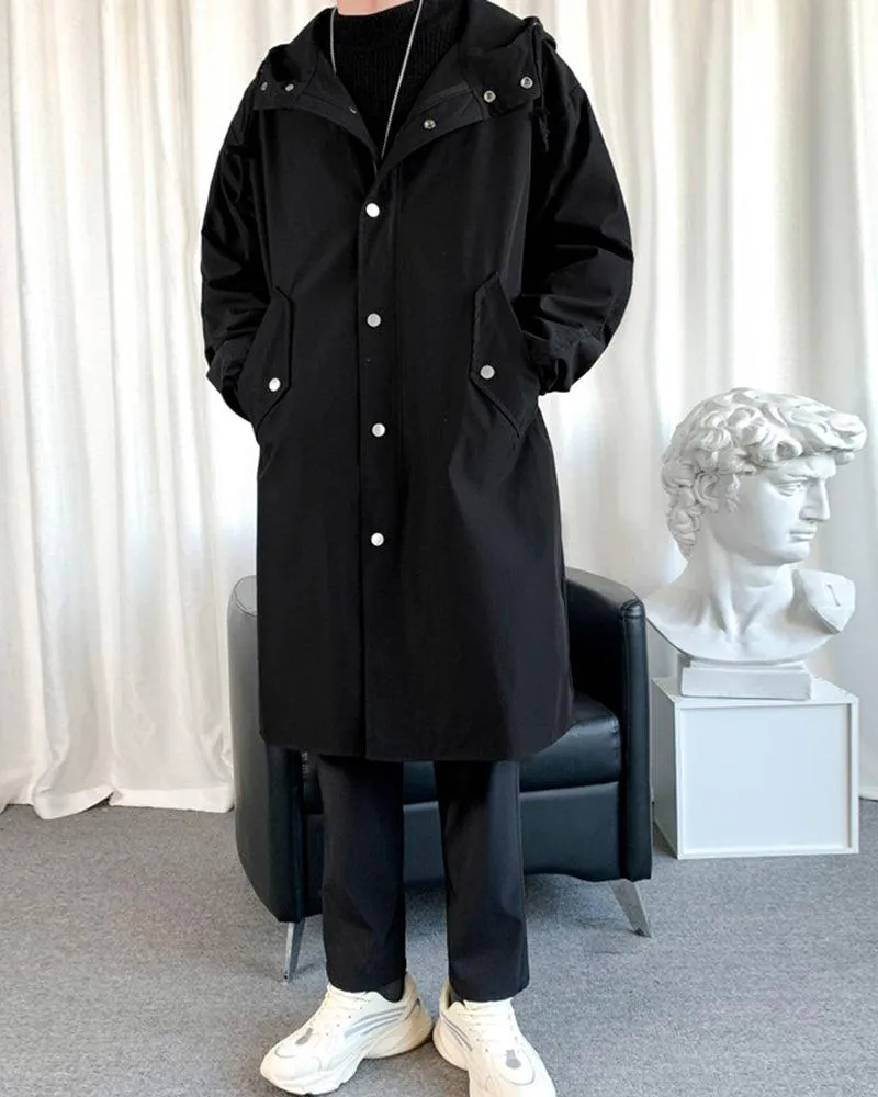 Techwear Outfits Long Jacket Coat