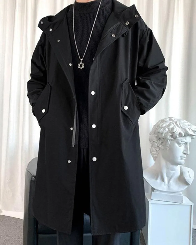 Techwear Outfits Long Jacket Coat