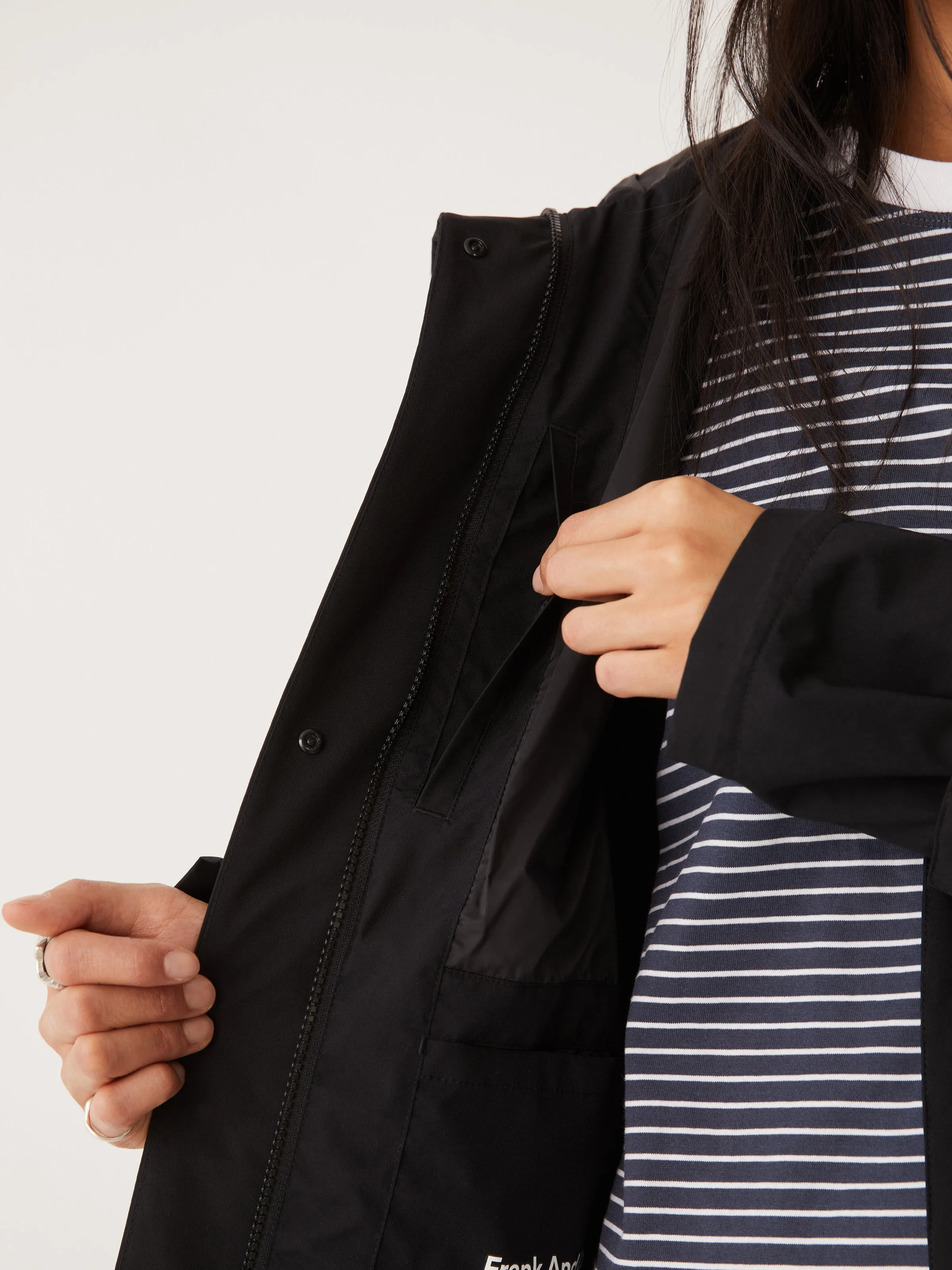 The Stanley Rain Jacket in Black