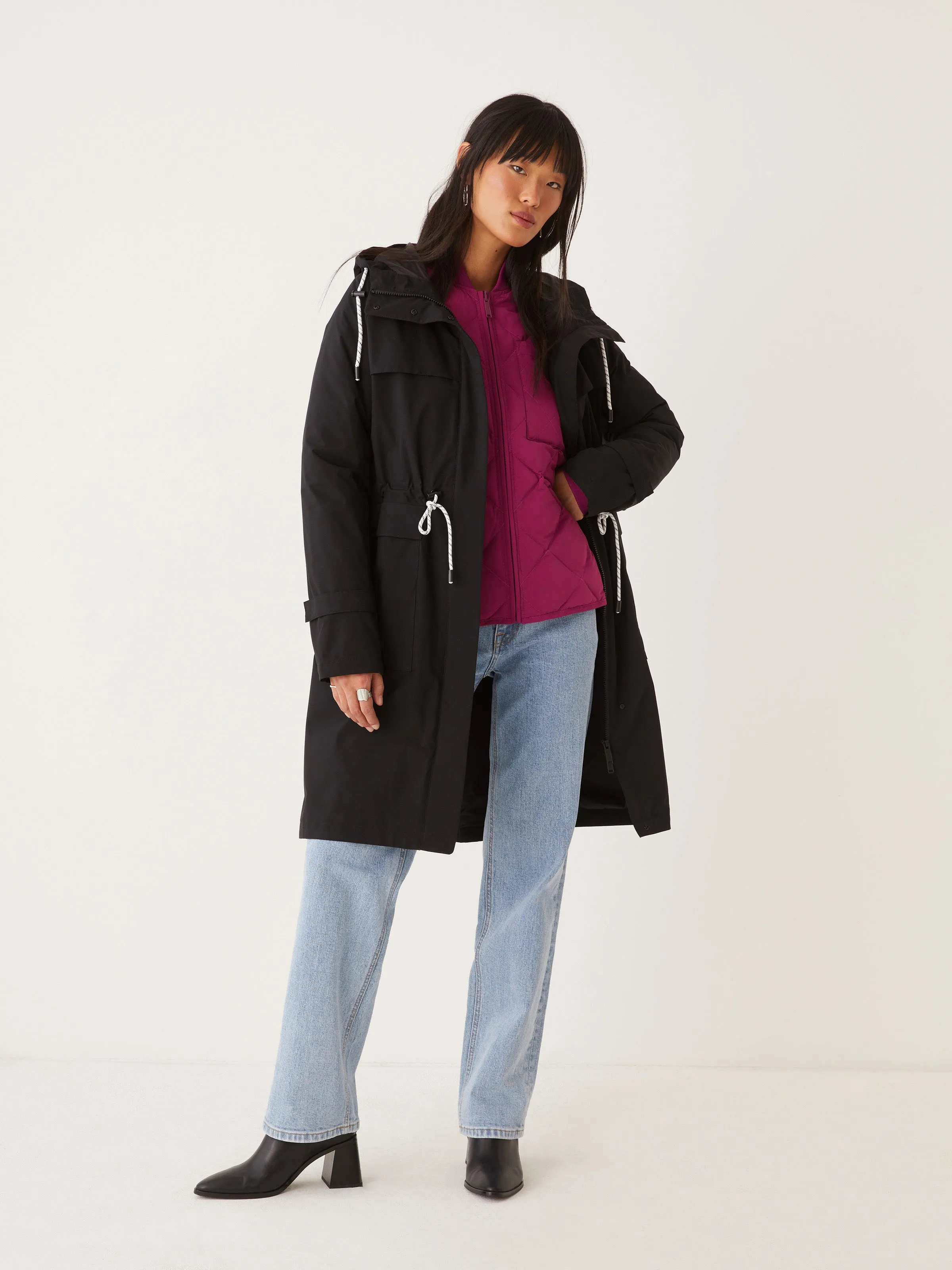 The Stanley Rain Jacket in Black