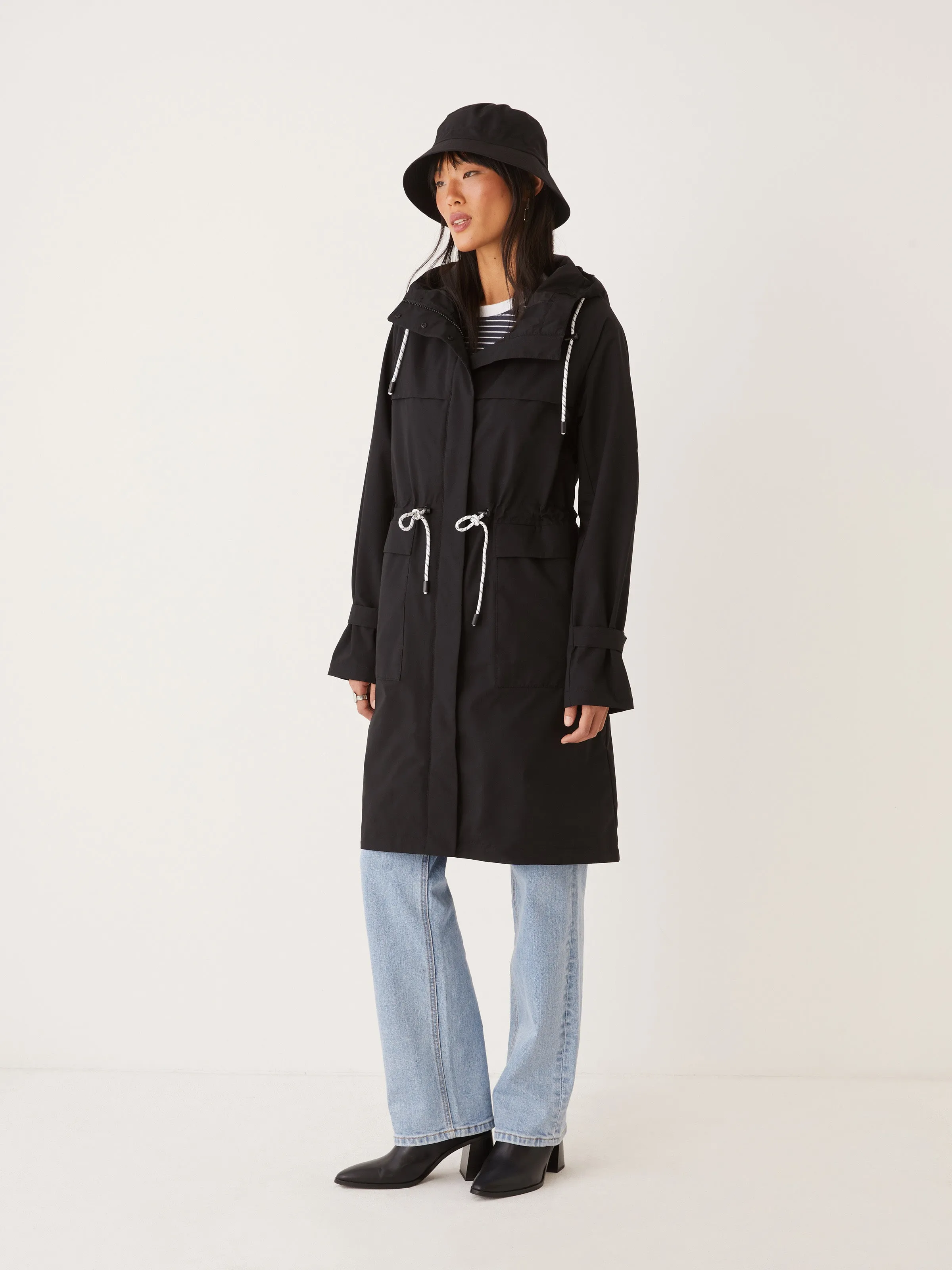 The Stanley Rain Jacket in Black