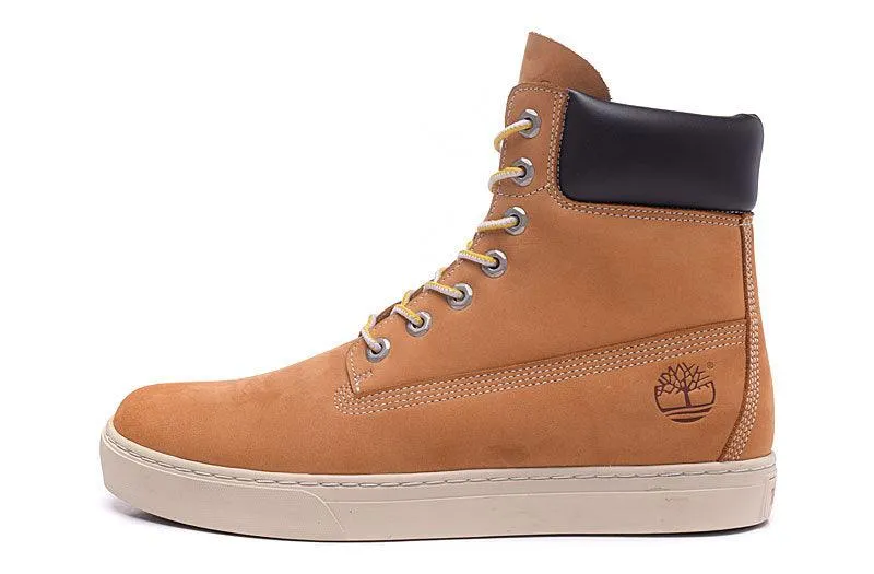 Timberland High Cut Boots Man Shoes Sneakers Wheat White Black