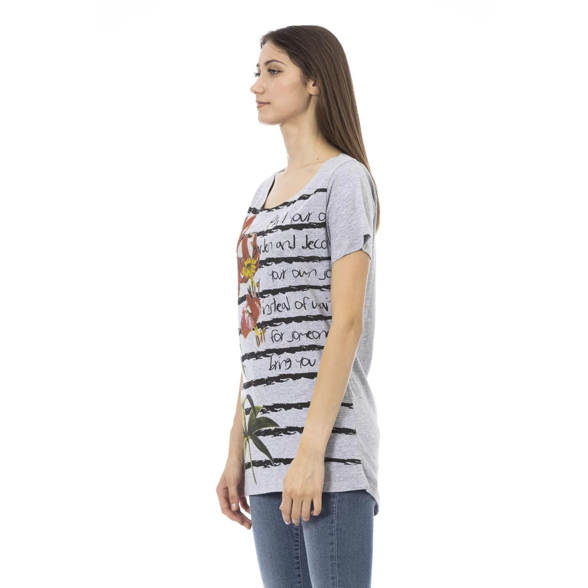 Trussardi Action Women T-Shirts - Grey Brand T-shirts