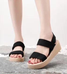 UNA™ - COMFORTABLE WEDGE SANDALS