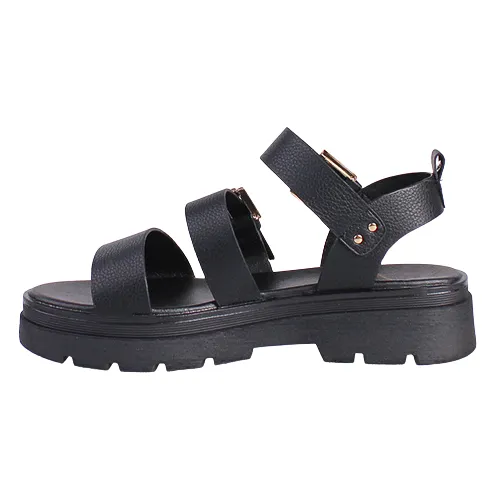 Una Healy Ladies Sandals - Something - Black
