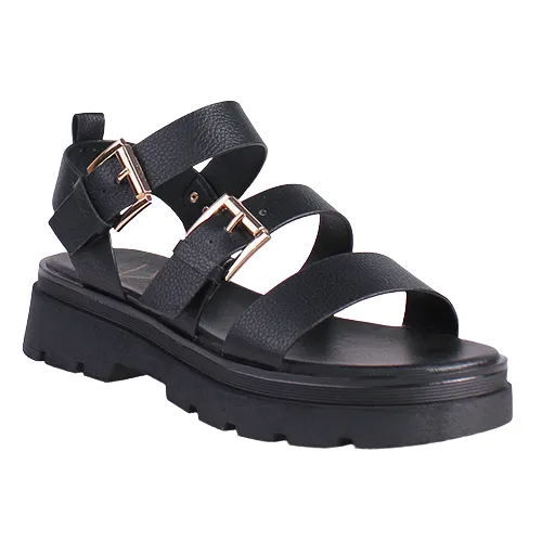 Una Healy Ladies Sandals - Something - Black