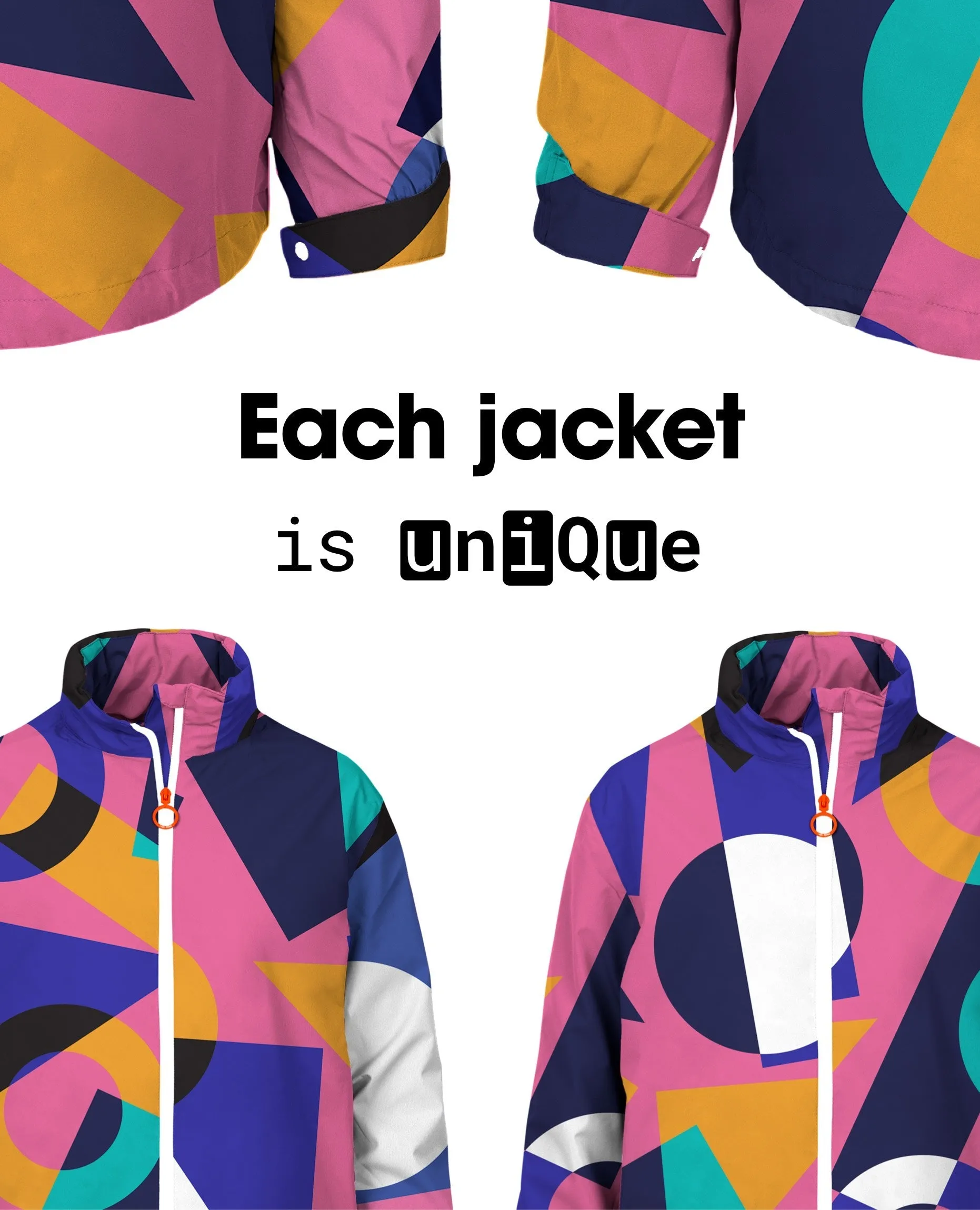 Unisex Urban Waterproof Recycled Jacket, Super Sour