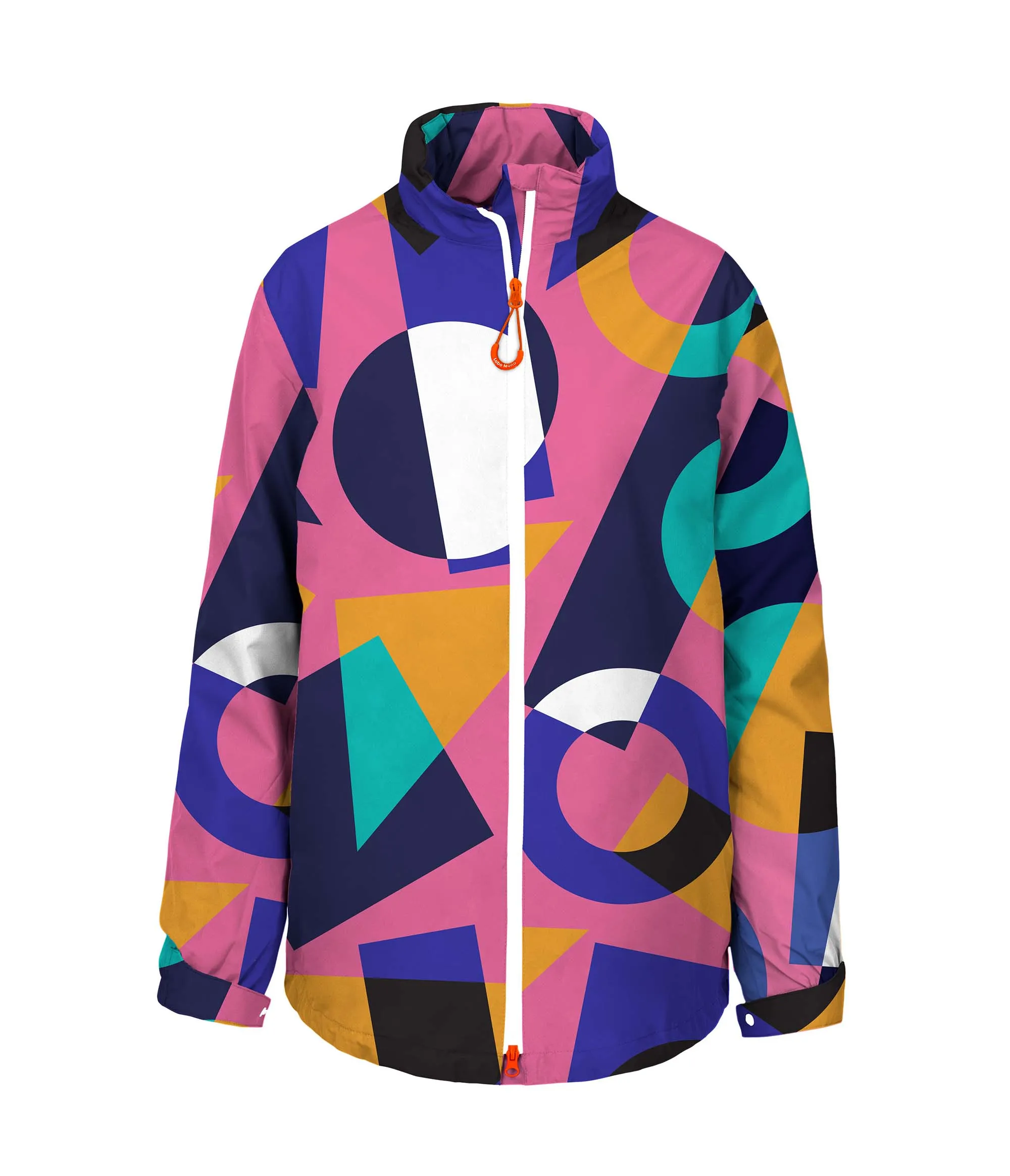 Unisex Urban Waterproof Recycled Jacket, Super Sour