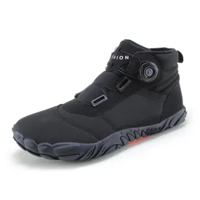Unisex Winter Barefoot Ankle Boots - Plush Warm, Non-Slip Outdoor Snow Shoes