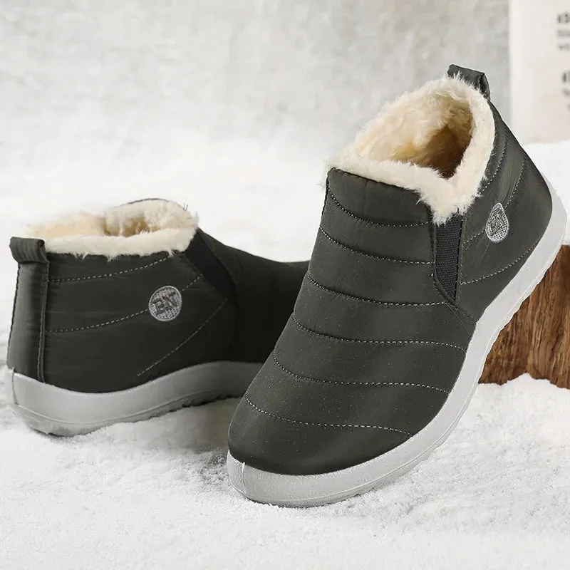 Winter-Ready Women's Ankle Boots – Waterproof, Warm, and Cozy Fur Lined Snow Boots