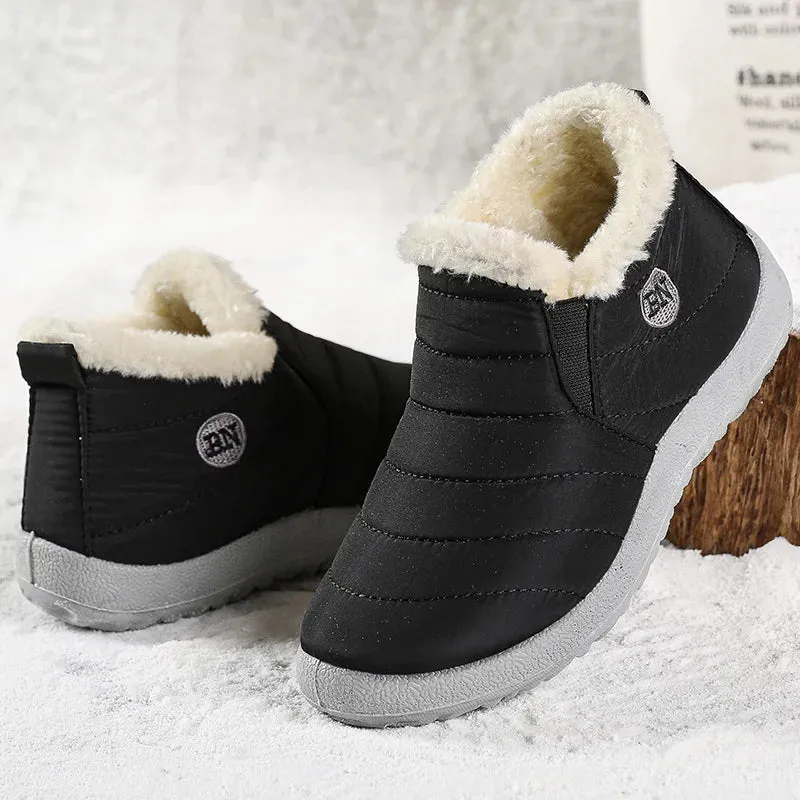 Winter-Ready Women's Ankle Boots – Waterproof, Warm, and Cozy Fur Lined Snow Boots