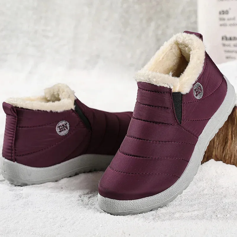 Winter-Ready Women's Ankle Boots – Waterproof, Warm, and Cozy Fur Lined Snow Boots