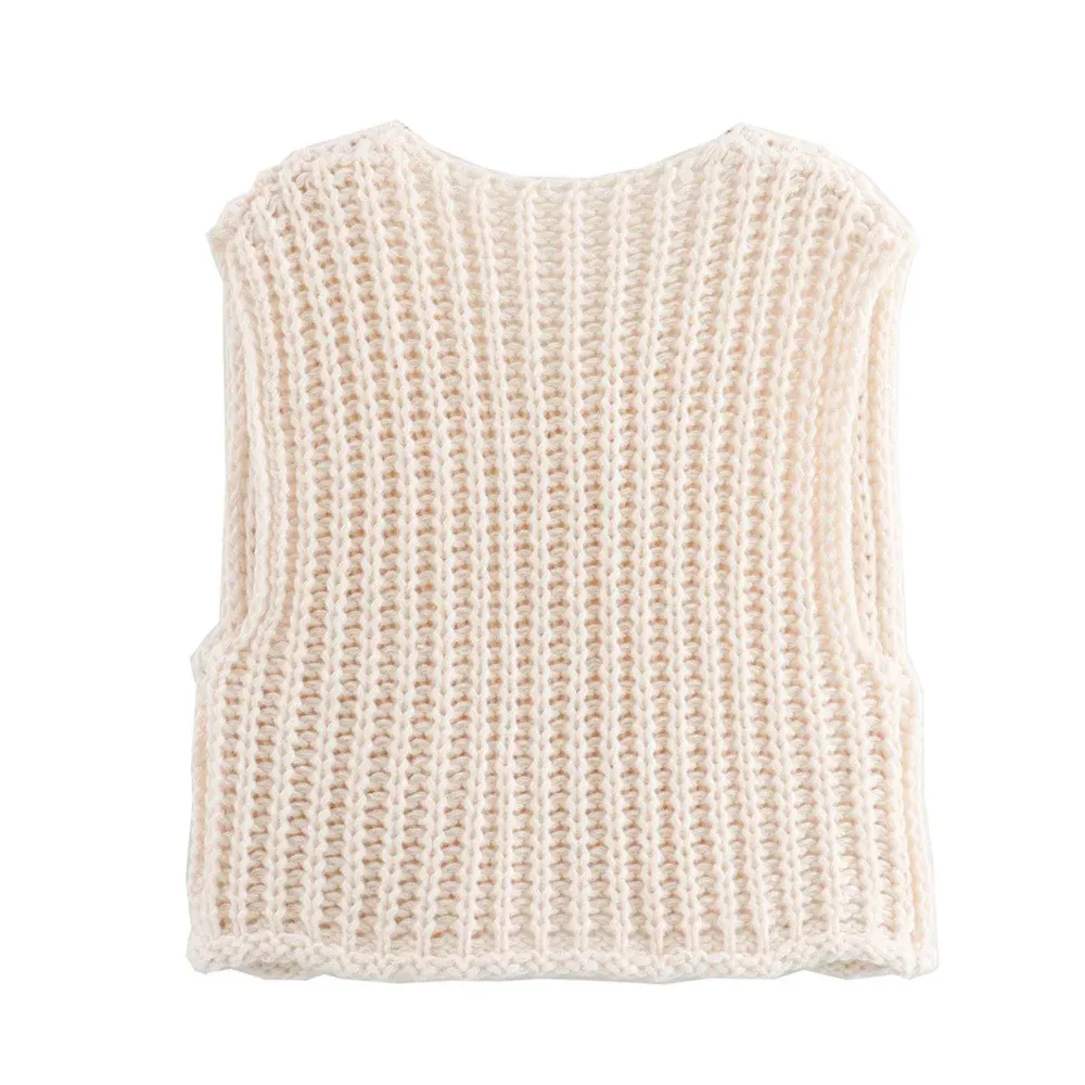 Women Button-Front Knit Vest - Your Transitional Layering Piece