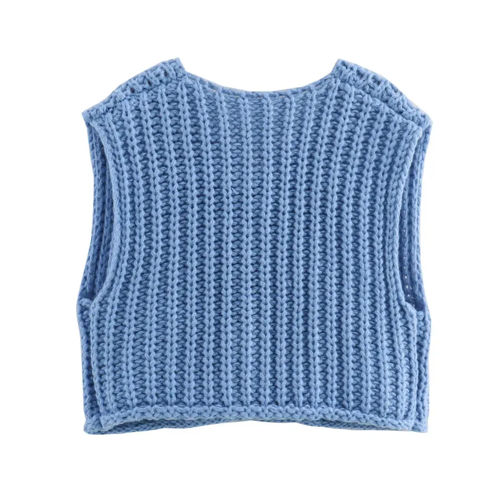 Women Button-Front Knit Vest - Your Transitional Layering Piece