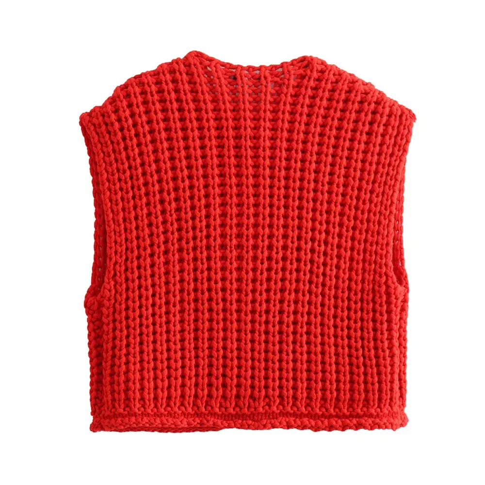 Women Button-Front Knit Vest - Your Transitional Layering Piece