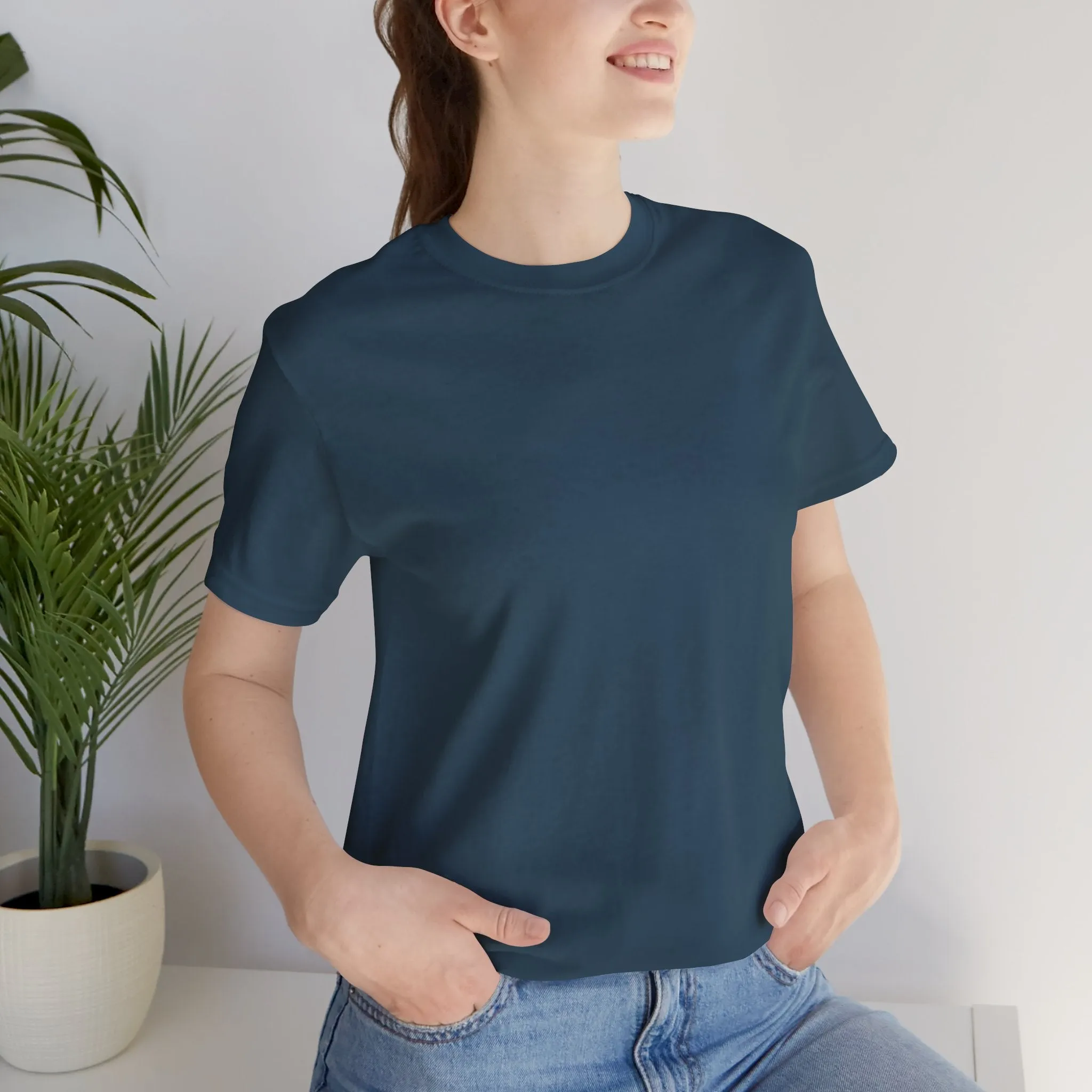 Womens Deep Teal T Shirts Premium Casual Short Sleeve Shirts Oversized Tops