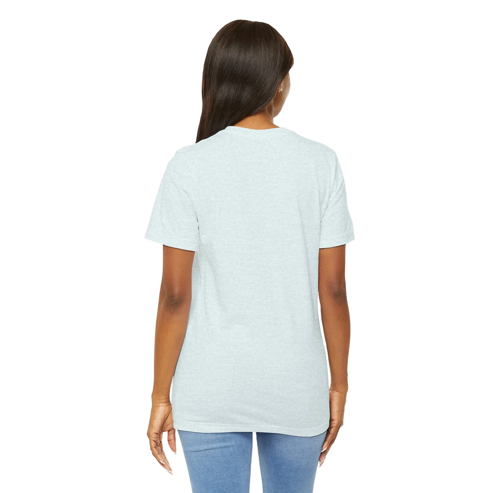 Womens Heather Ice Blue T Shirts Premium Casual Short Sleeve Shirts Oversized Tops
