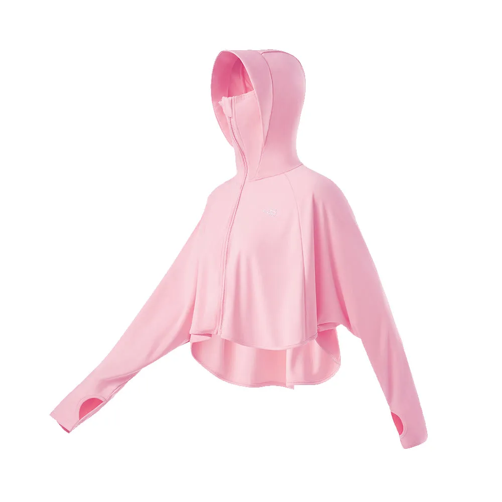 Women's High Collar Hoodie UPF 50  Sun Protection Cloak