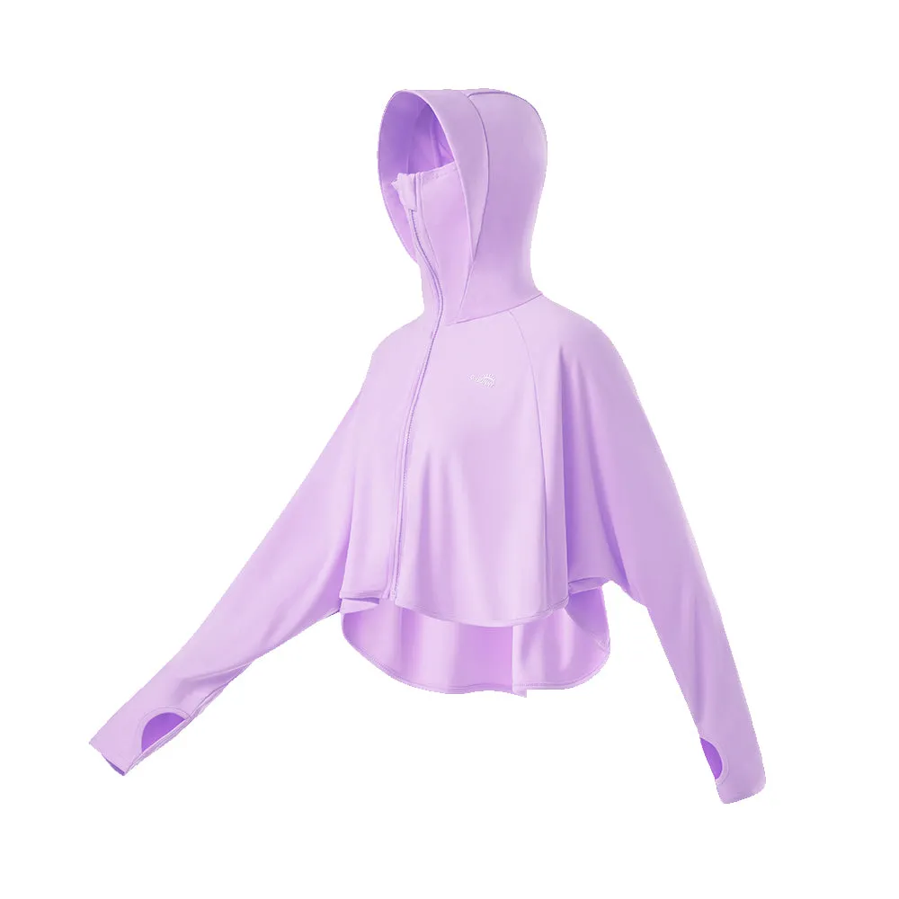 Women's High Collar Hoodie UPF 50  Sun Protection Cloak