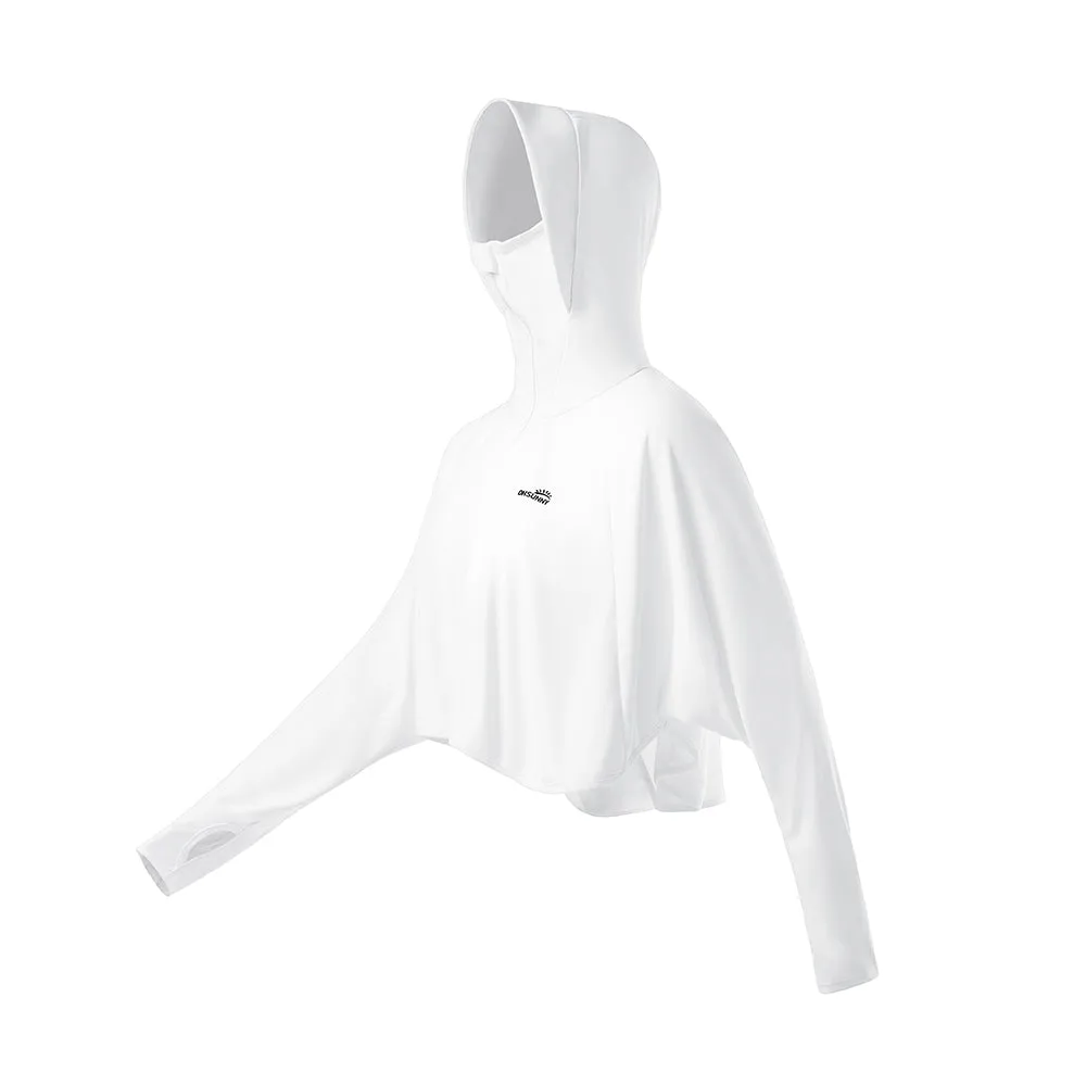 Women's High Collar Hoodie UPF 50  Sun Protection Cloak
