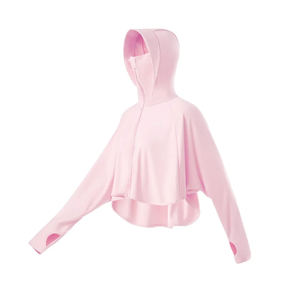 Women's High Collar Hoodie UPF 50  Sun Protection Cloak
