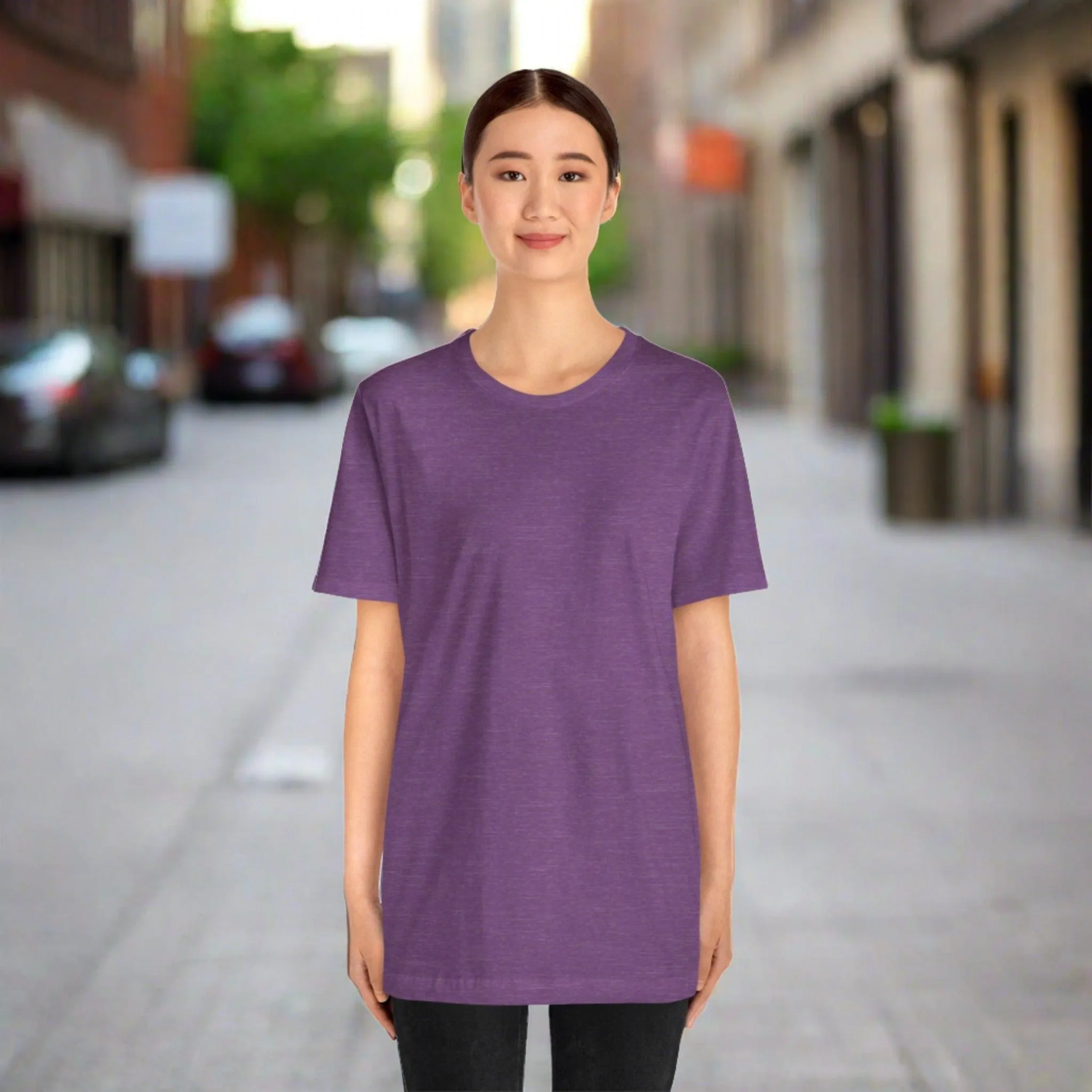 Womens Purple T Shirts Premium Casual Short Sleeve Shirts Oversized Tops