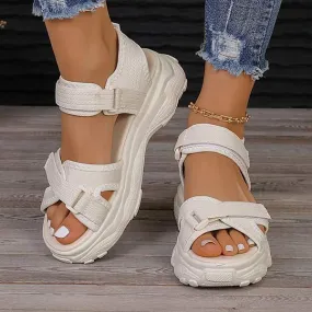 Women's Sporty Platform Sandals 09087014C