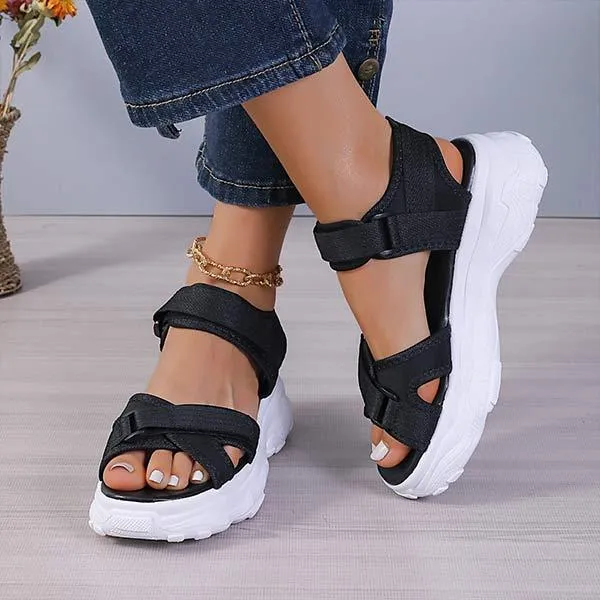 Women's Sporty Platform Sandals 09087014C