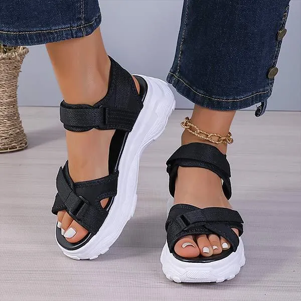 Women's Sporty Platform Sandals 09087014C