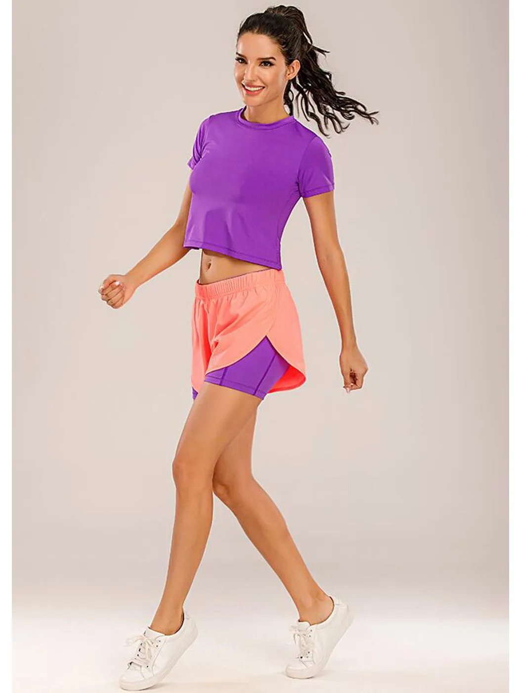 Workout Tops for Women Keyhole Yoga Shirts Athletic Running Tank Tops