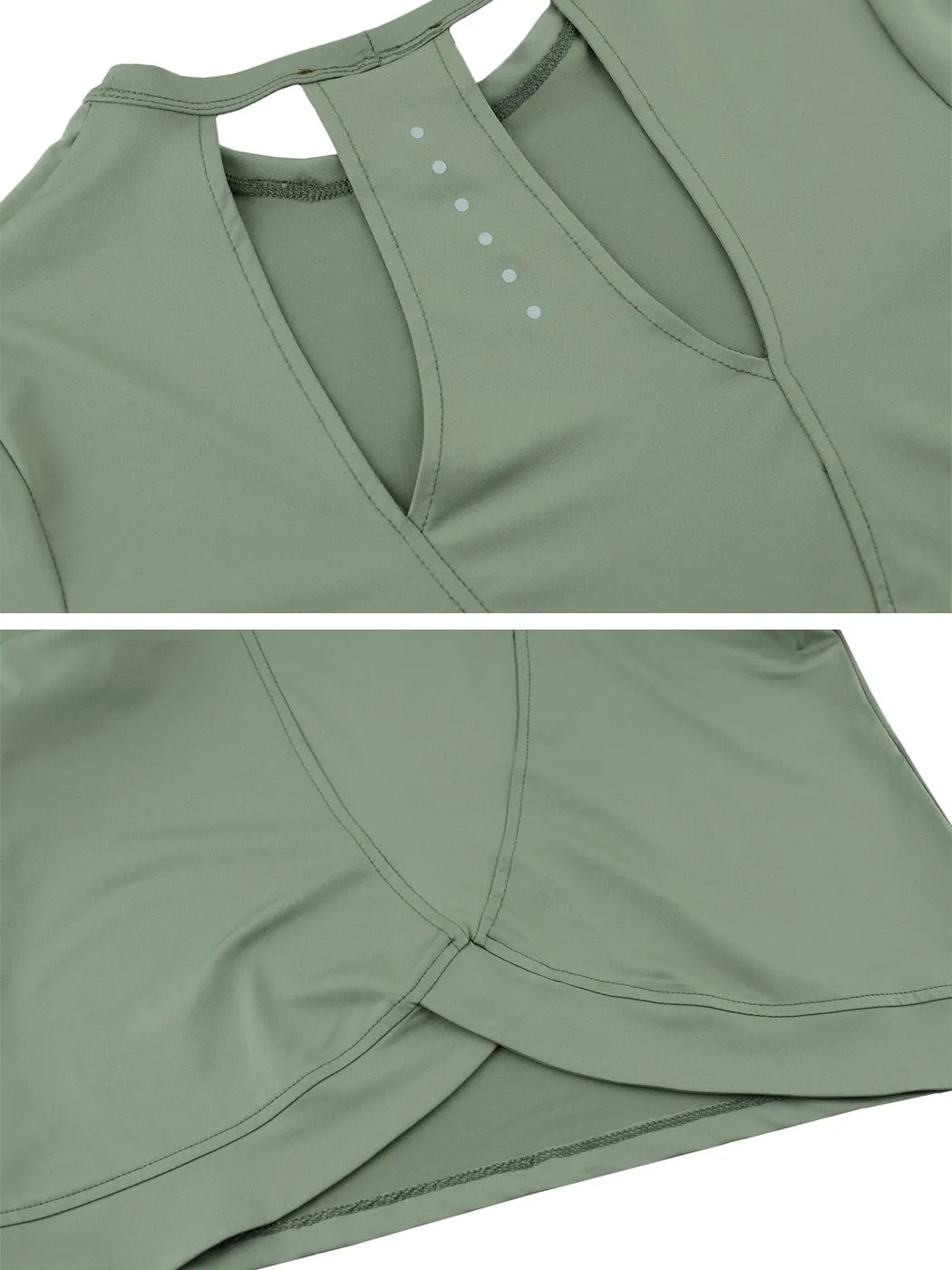 Workout Tops for Women Keyhole Yoga Shirts Athletic Running Tank Tops