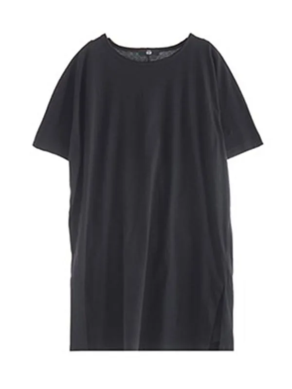 xakxx Loose Simple Solid Comfortable T-Shirts