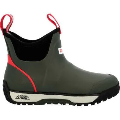 Xtratuf Women's Fleege Lined Waterproof Ankle Deck Work Boot -Green- AIWR300