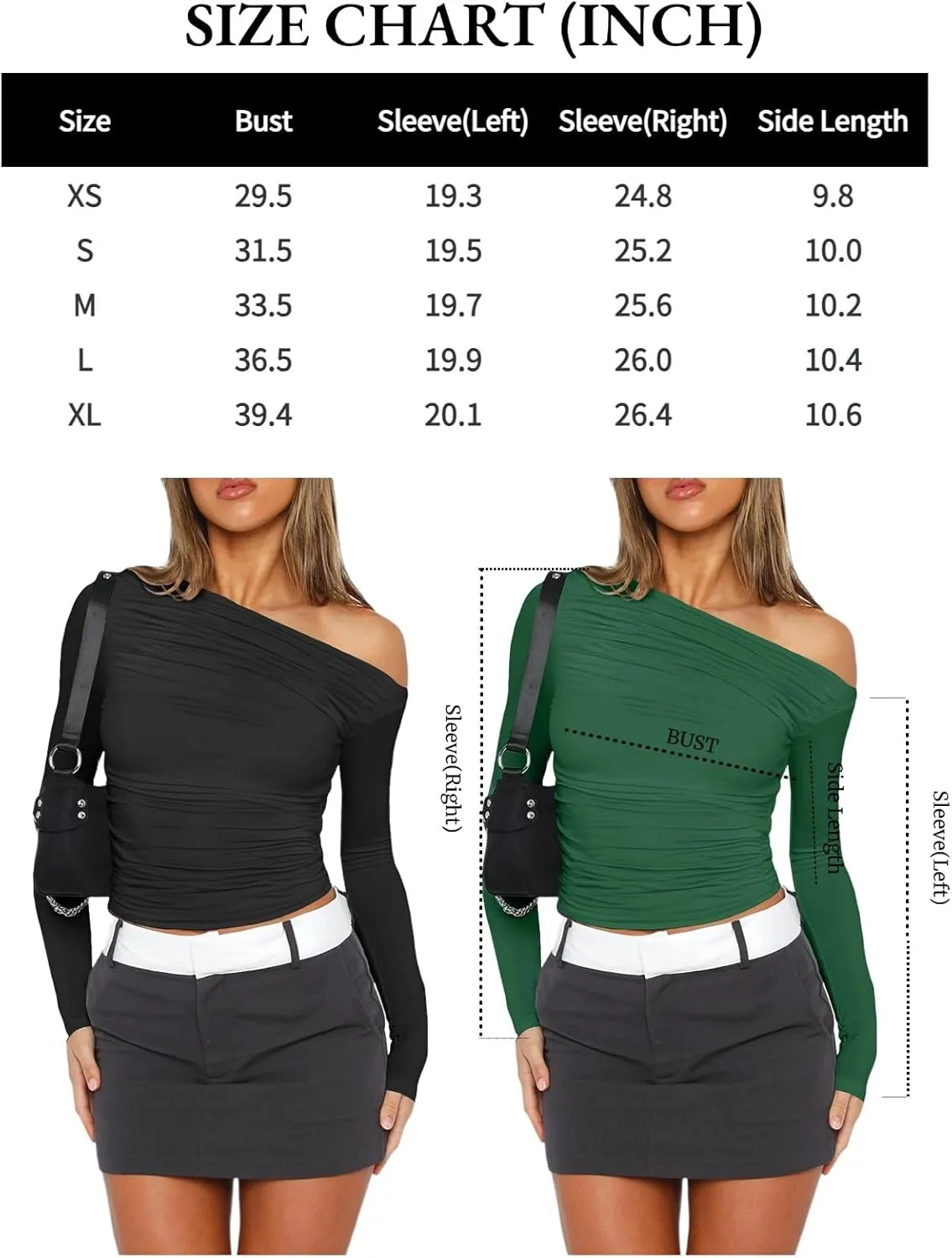 Zeagoo Womens Long Sleeve Off The Shoulder Casual Crop Tops Boat Neck Going Out Slim Fit Y2K T Shirts 2024