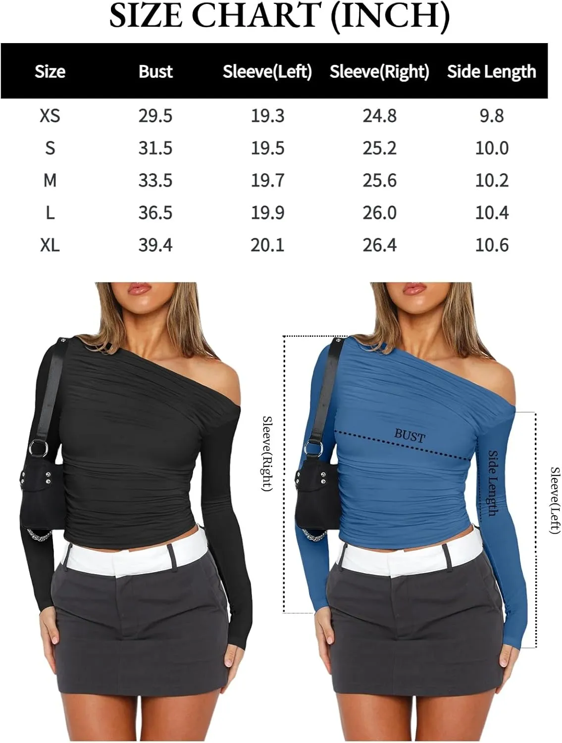 Zeagoo Womens Long Sleeve Off The Shoulder Casual Crop Tops Boat Neck Going Out Slim Fit Y2K T Shirts 2024